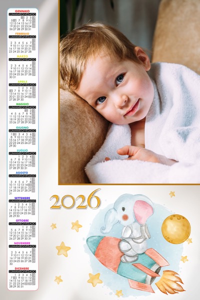 Visuazza il modello Calendario 2026