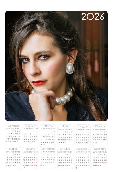 Visuazza il modello Calendario 2026