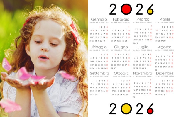 Visuazza il modello Calendario 2026