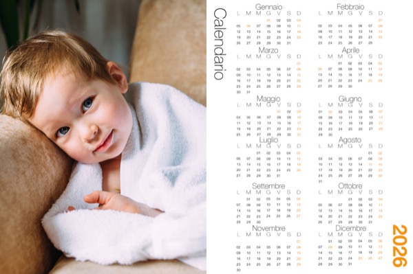 Visuazza il modello Calendario 2026