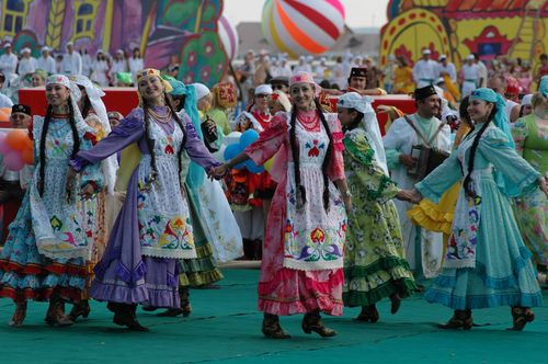 Сабантуй. Народные пляски