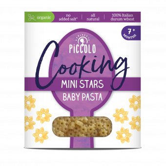 Product image for Piccolo Organic Cooking Mini Stars Baby Pasta 7 Months+