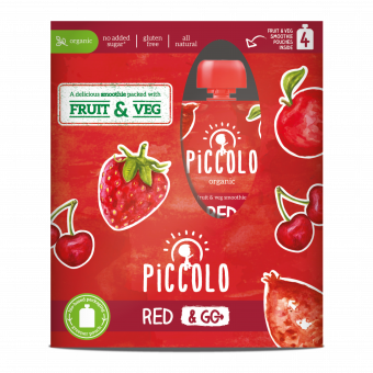 Product image for Piccolo Organic Red & Go Smoothie Multipack 6 Months+