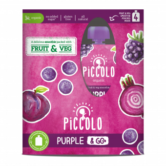 Product image for Piccolo Organic Purple & Go Smoothie Multipack 6 Months+