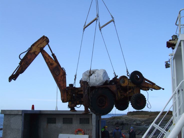 Cargo work North Ronaldsay