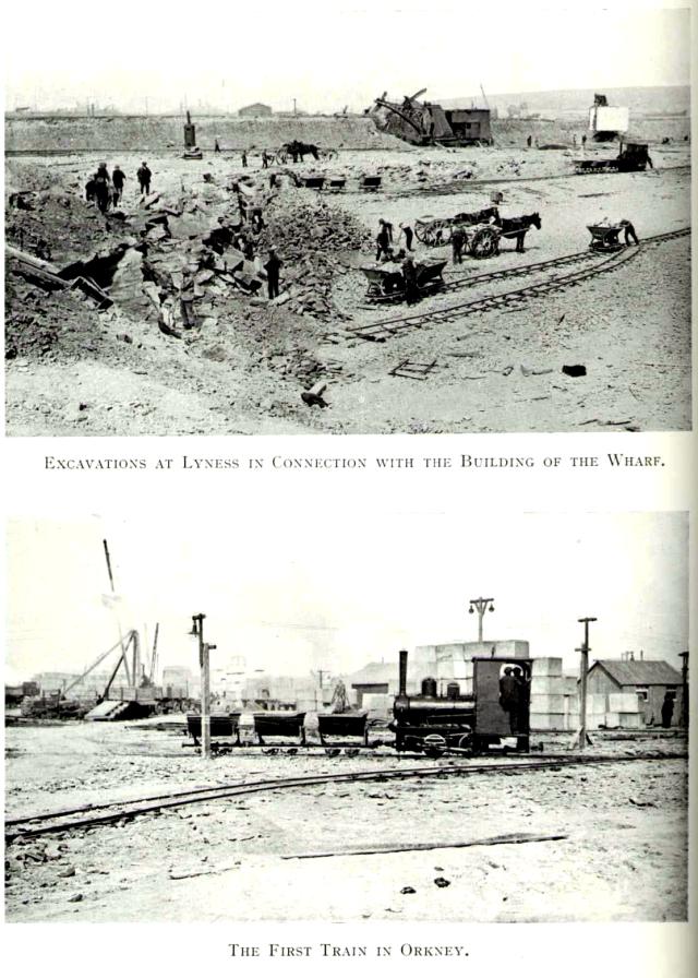 First train in Orkney