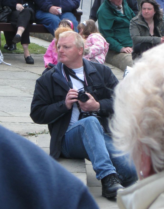 Bruce Flett on the other side of the lens