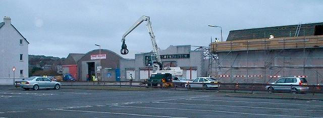 Demolition of St Clair's Emporium