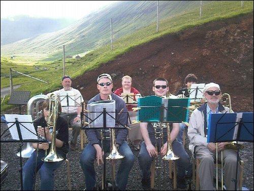 Kirkwall Town Band in Faroes
