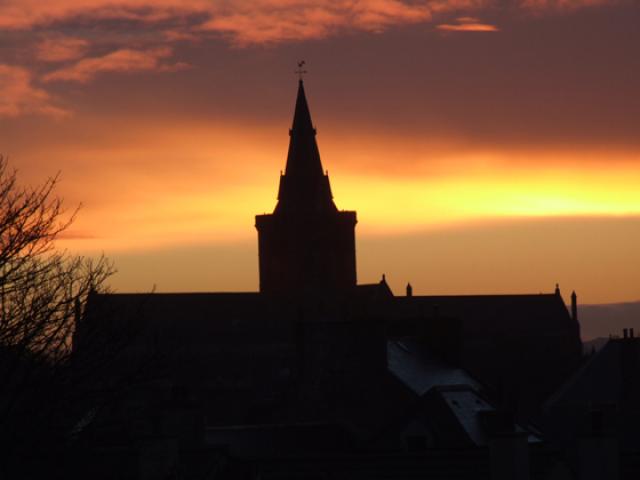 Sunset on St Magnus