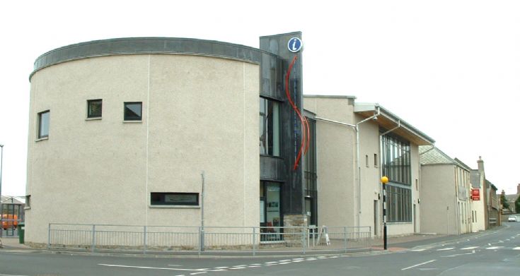 new tourist office with signage