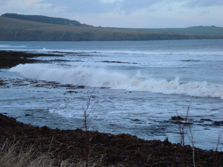 Inganess beach on a winters day