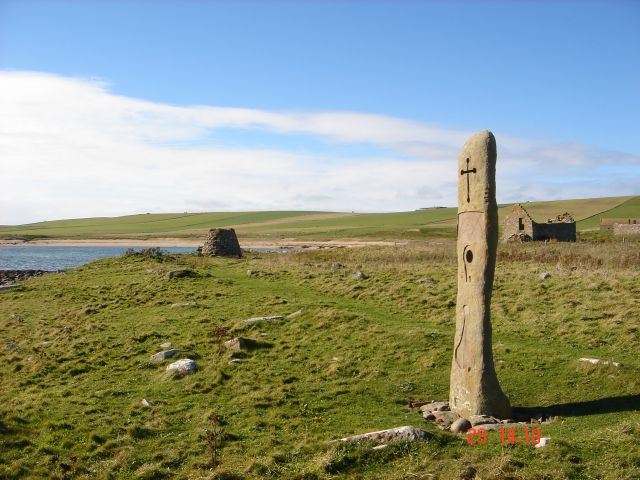 The Millenium Stone, Eastside, South Ronaldsay