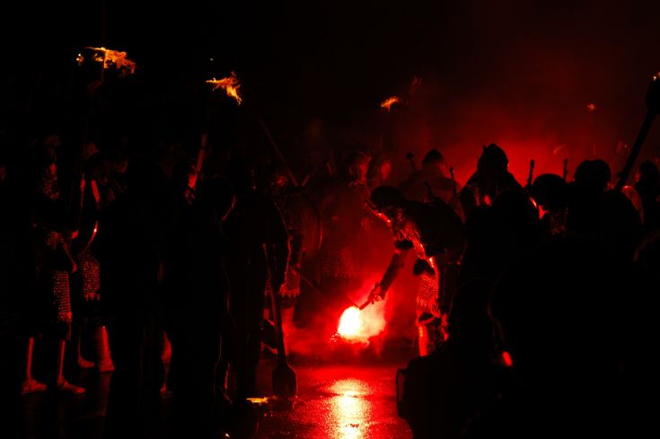 Flamin' Roman Candles it's the Vikings