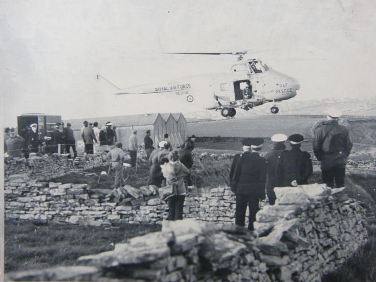 Coastguard exercise at Scapa