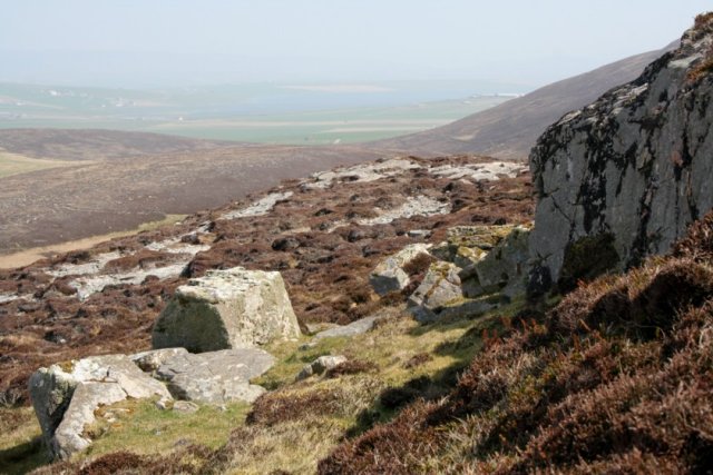 Outcrop at Stany Knowe