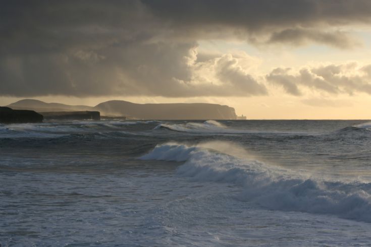 A stormy day in the west.