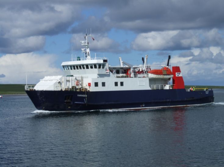 Varagen in Stronsay Harbour.