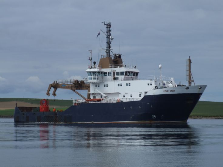 Pole Star in Stronsay Harbour.