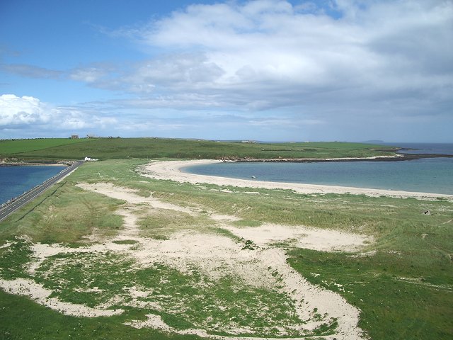 Fourth Barrier and dunes from a kite