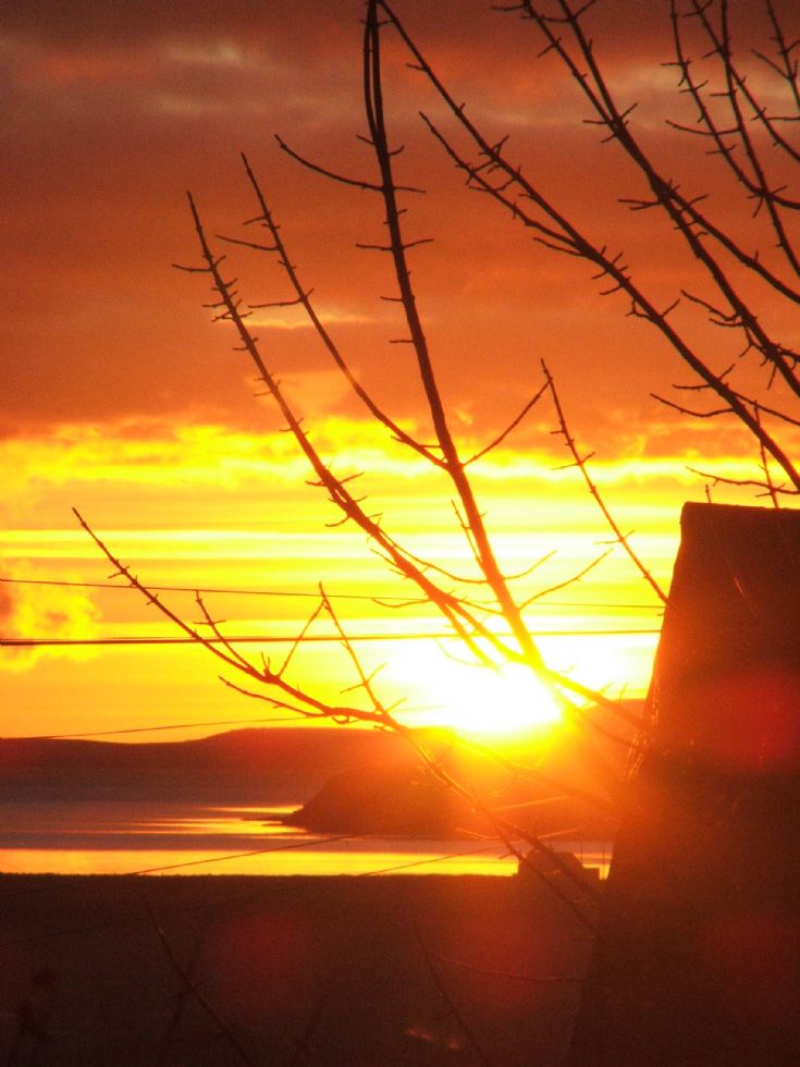 Sunset from Quoybanks towards Scapa