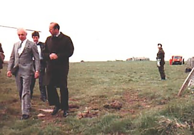 Duke of Kent with Jackie Groat