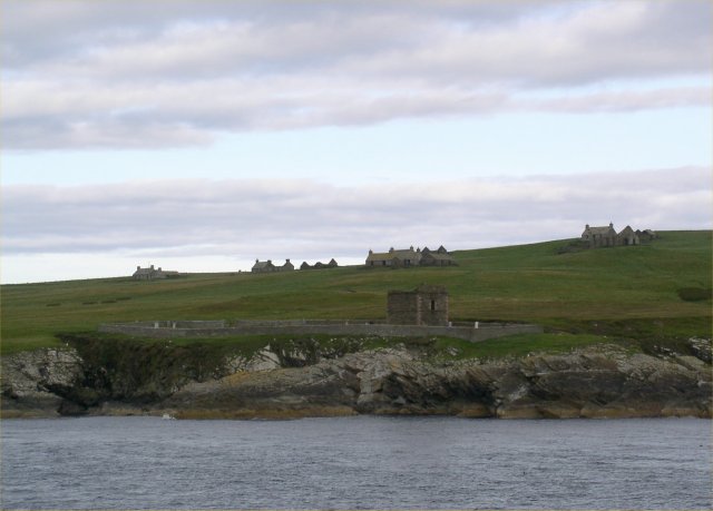 Kirkyard on Stroma