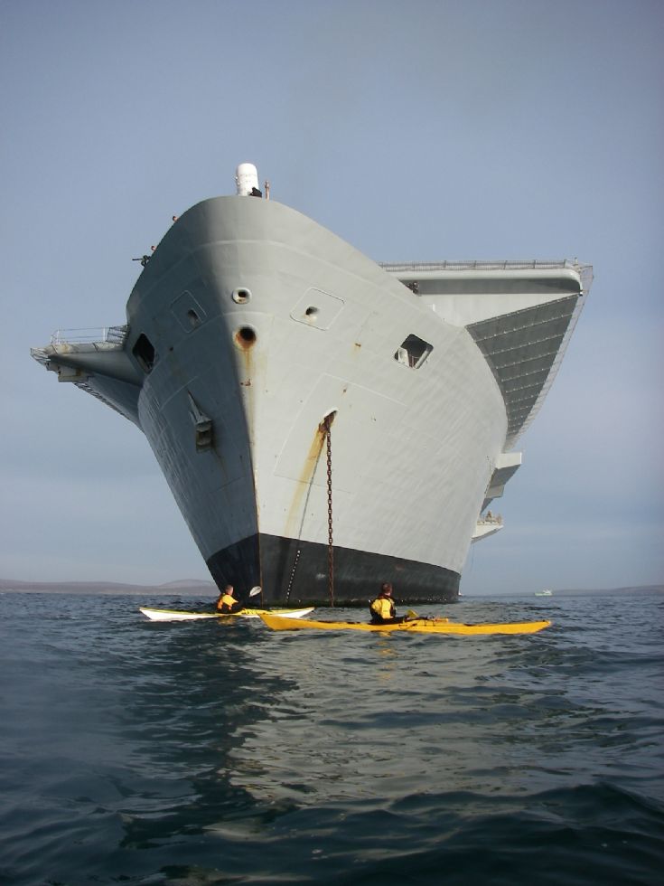 OSKA members visit Ark Royal