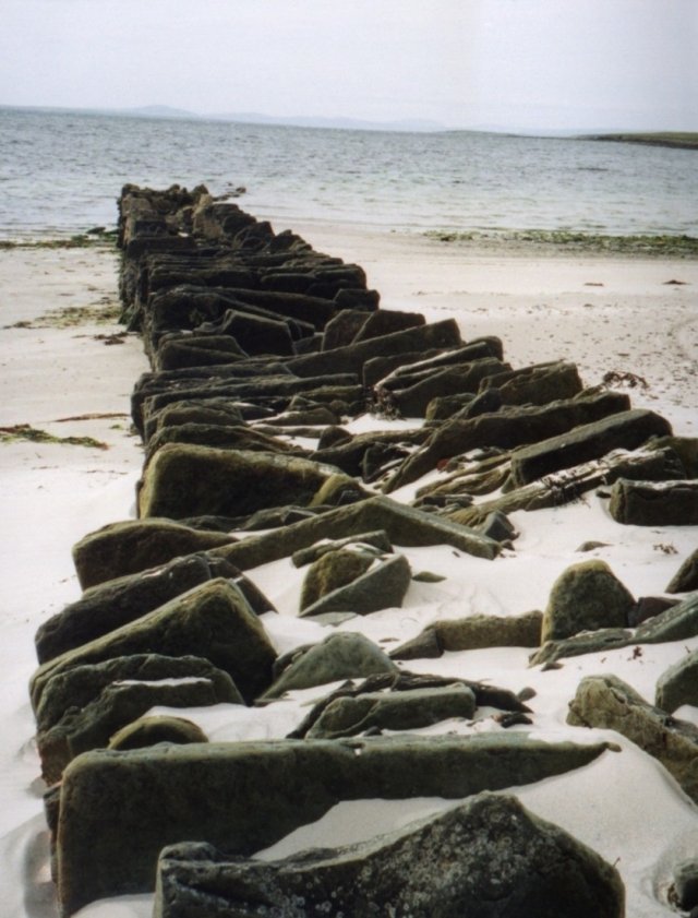 Maltbarn Pier, Eday