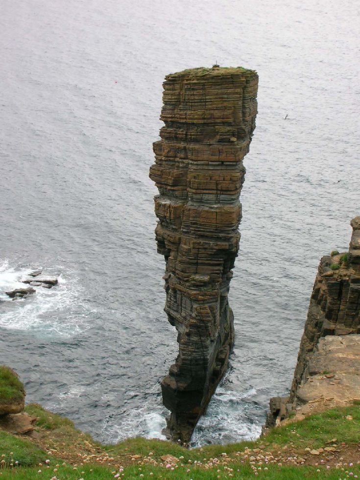 Sea stack near Yesnaby