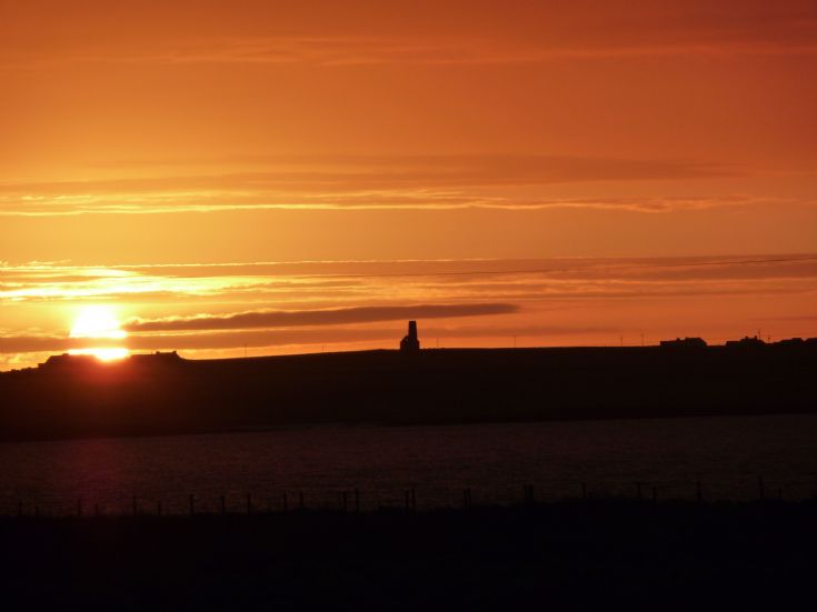 View to Egilsay Church