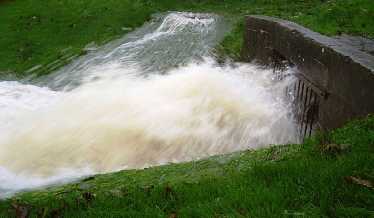 Water entering Willow Burn