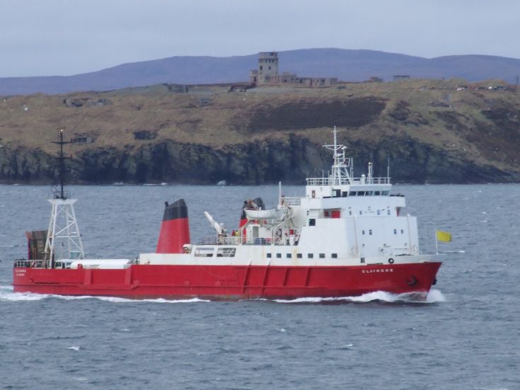 Claymore inbound seen from Hoxa Head