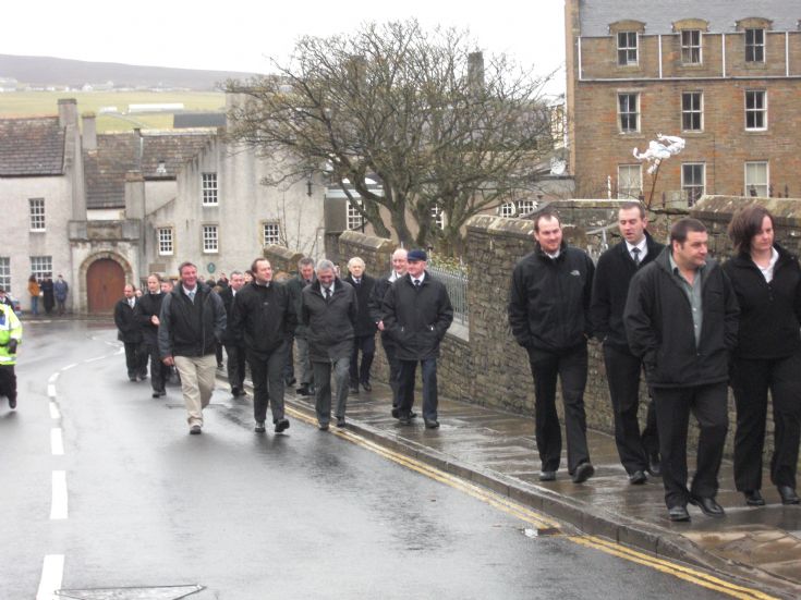 B B parade 100 years Kirkwall company