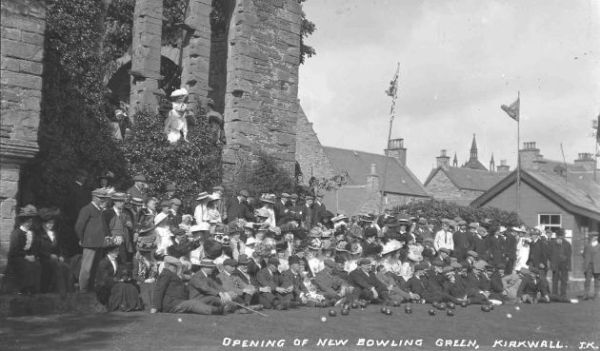 Opening of New Kirkwall Bowling Green