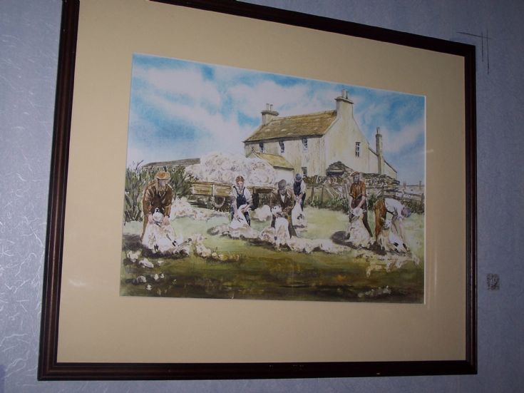 painting of photo 19223, Cleat, Stronsay