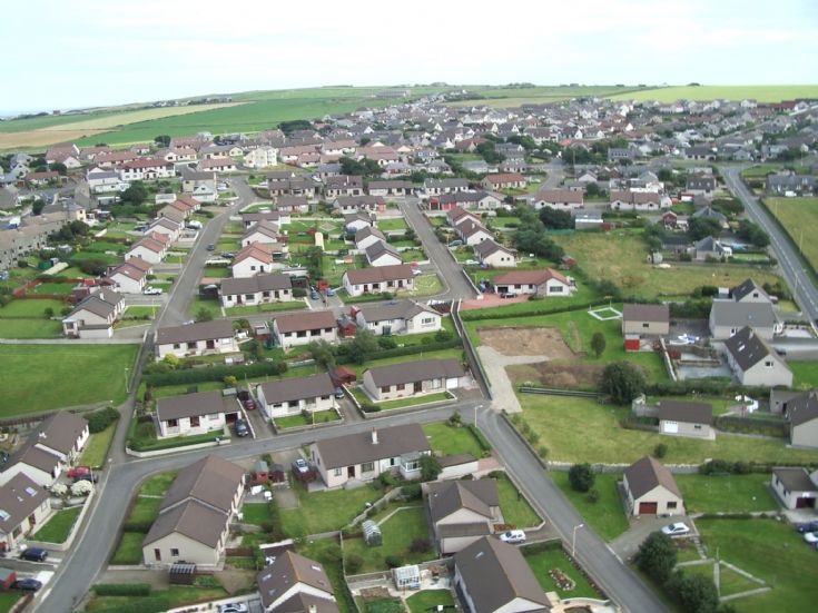 Kirkwall from a kite (again)
