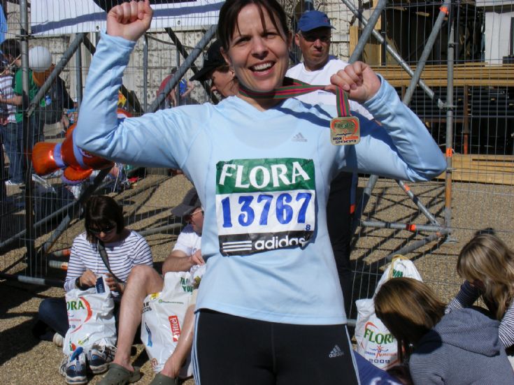 London Marathon Runner Fae Westray