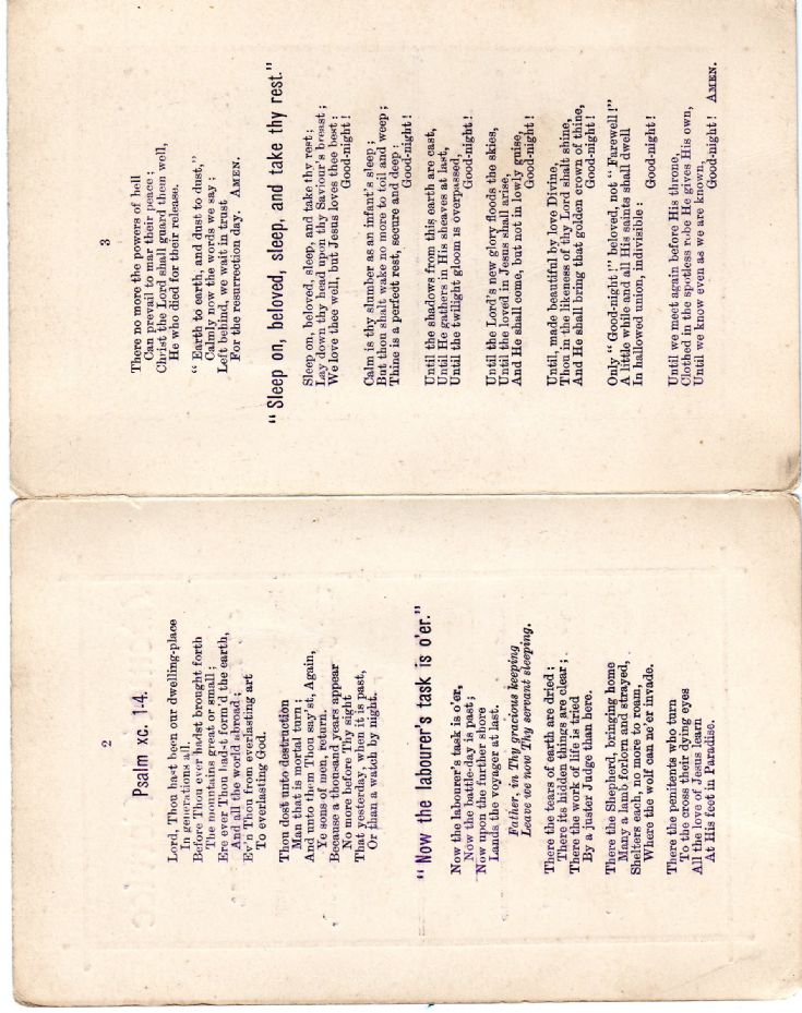 Memorial service for Queen Victoria