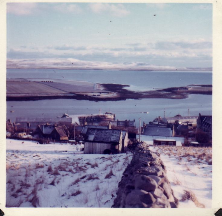 Stromness and the holms