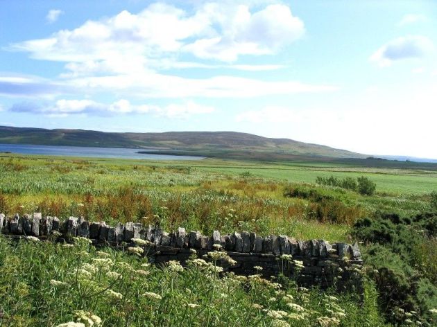 July 2004, looking towards Rousay from Evie