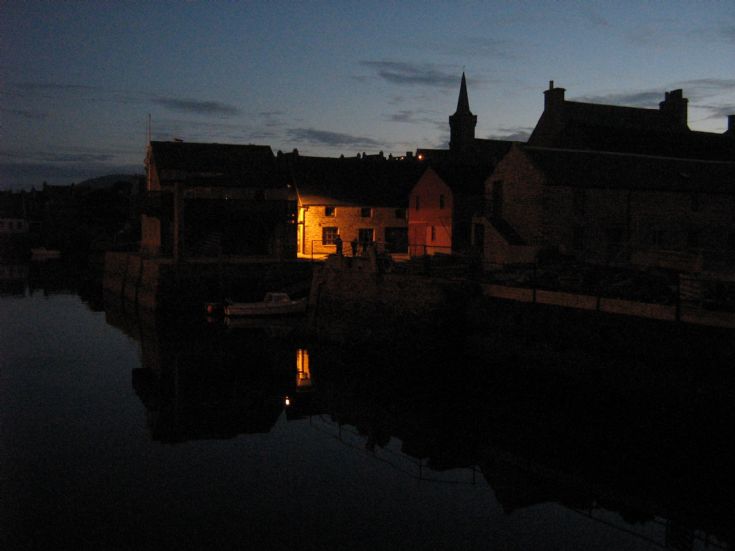 Stromness at summer night