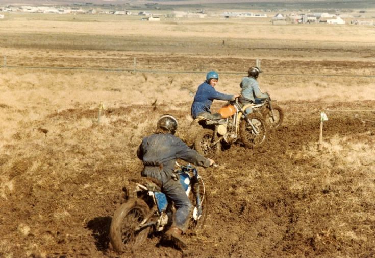 Scrambling at Hackland in Sandwick