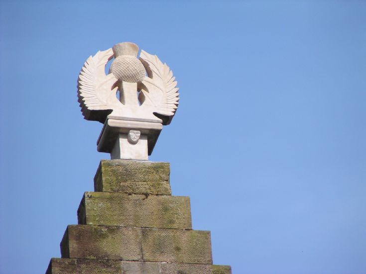 new carving on the town hall