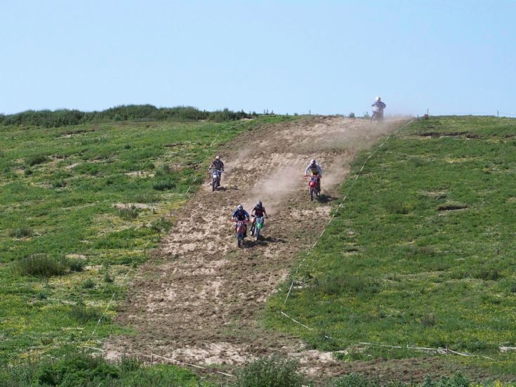 Scramblers visit Westray 2