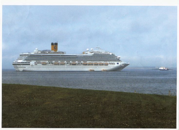 Liner in Kirkwall Bay Wed15th july