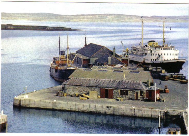 Kirkwall pier from Kirkwall Hotel