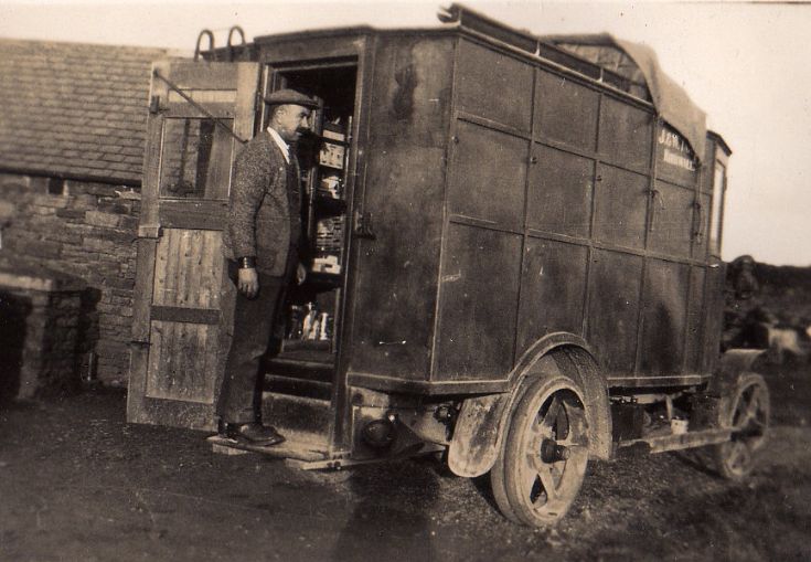 Inside J & W Tait's Van