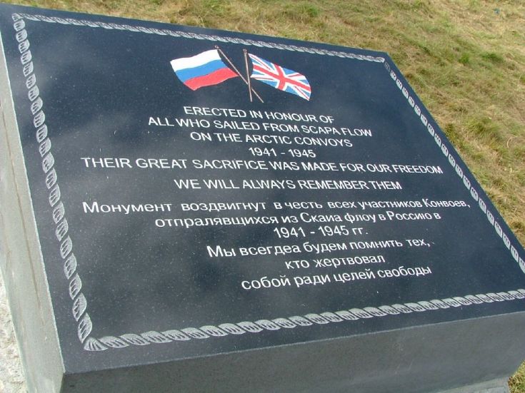 Arctic Convoy Memorial Plaque