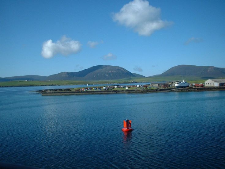 Leaving Stromness harbour